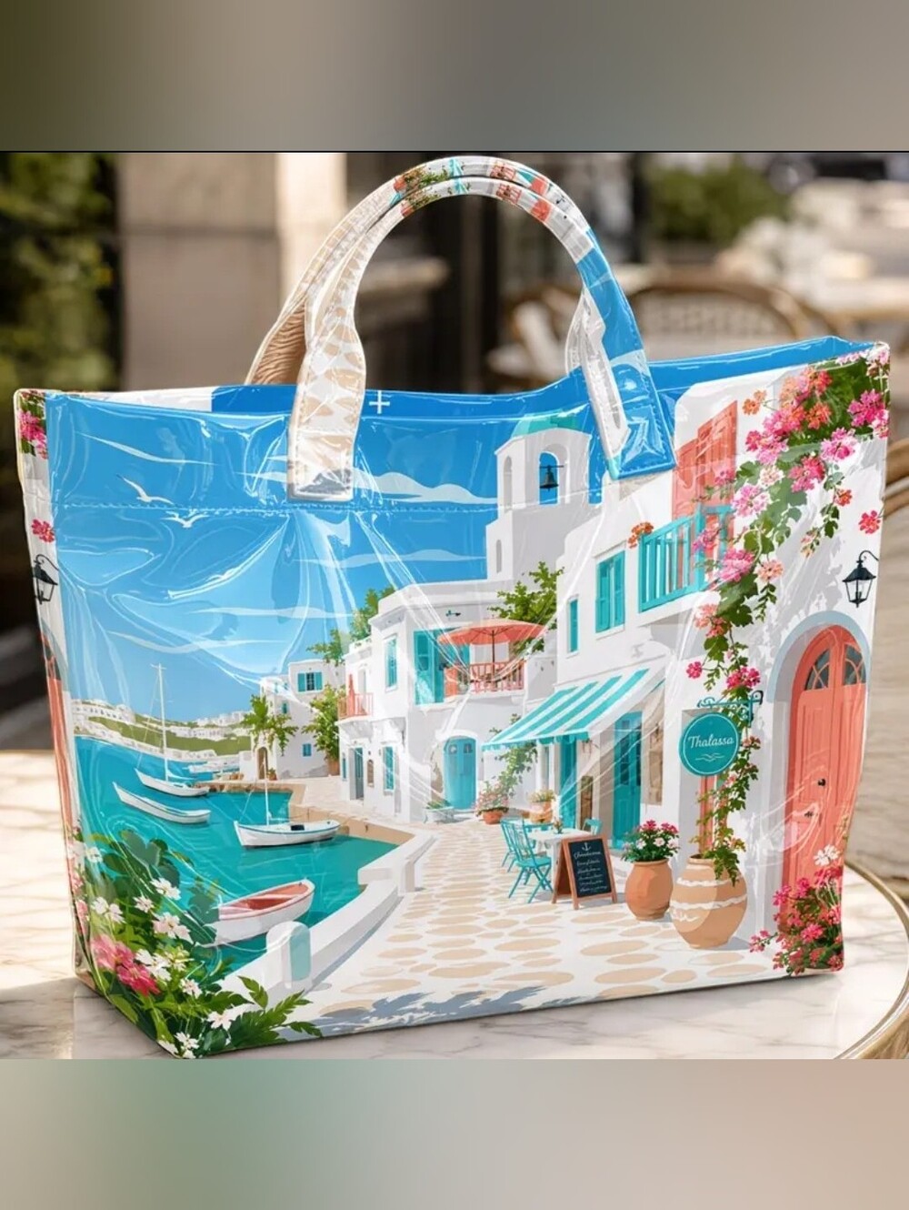 Beautiful Maccaron Fresh Inns Daily Commuter PVC Handbag Large Tote